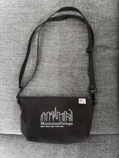 Manhattan Portage ショルダーバッグ 黒 キャンバスのサムネイル