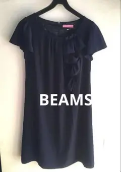 BEAMS HEART ネイビーワンピースのサムネイル