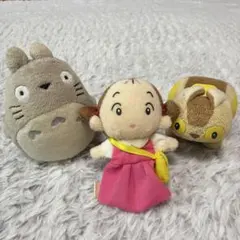 b*7様 ★希少★ となりのトトロ 指人形 ぬいぐるみスタジオジブリ 3個セット