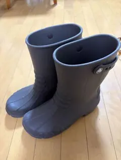 crocs クロックス レインブーツ ダークグレーのサムネイル