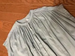 コットンボイルギャザーワンピース