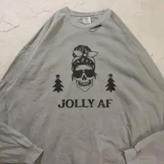 COMFORT COLORS トレーナー スカル　サングラス　クリスマスパロディ