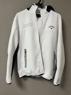 Callaway フルジップパーカー LL ホワイト/ブラック