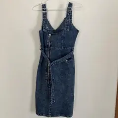 デニムジャンパースカート