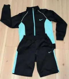 ナイキ Nike ジャージ 上下セット ネイビー×スカイブル 150-160cm