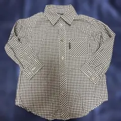 チェック柄長袖シャツ 95cm COMME CA DU MODE キッズシャツ