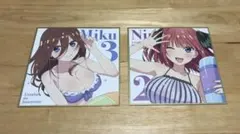 五等分の花嫁 映画入場者特典ミニ色紙 三玖、二乃