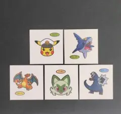 第207弾　第209弾　ポケモンパン　　　　　　第一パン　デコキャラシール