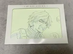 僕のヒーローアカデミア　轟焦凍　フレーム付き複製アニメ原画シートセット