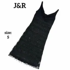 J&R ジェイアンドアール ノースリーブ ひざ丈ワンピース ラメ 綺麗め 春夏のサムネイル
