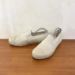 極美品　ムーンスター オールウェザー　スリッポン　23.0センチ　ベージュ