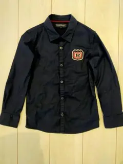 【美品】トミーヒルフィガー　シャツ　ネイビー　長袖