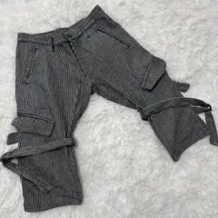 ボンテージパンツ チェック スカート 90s 80s パンク　平成 ボンテージパンツ チェック スカート 90s 80s パンク 平成 - メルカリ