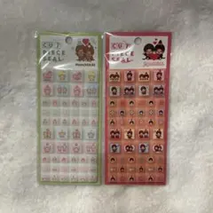 【正規品】　カットピースシール 2種　モンチッチ　タイルシール