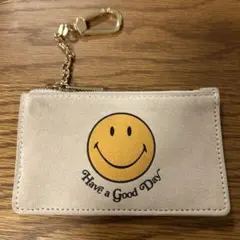 新品GOOD GRIEF! チェーン付きミニウォレット　カードケース　スマイリー GOOD GRIEF! チェーン付きミニウォレット カードケース スマイリー