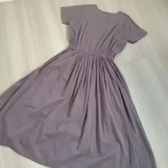 アーバンリサーチドアーズ　コットンボイルギャザーワンピース