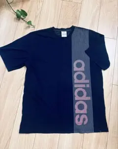 adidas ネイビー Tシャツ M