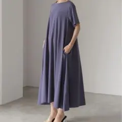 Whim Gazette ポンチフレアワンピース ロング マキシ丈 - メルカリ