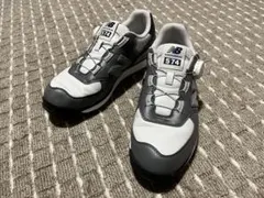 お*ん様 New Balance BOA安全靴 ネイビー/ホワイト ハリスバーグ