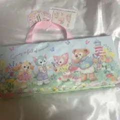 ダッフィー　ポータブルクッション　カムファインドスプリング