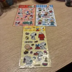 スヌーピー シールセット 3枚PEANUTS