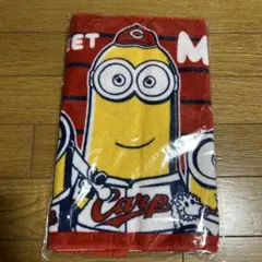未使用品広島カープ✕ミニオン　フェイスタオル