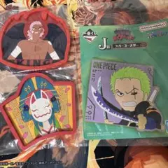 ワンピース一番くじ 色んなシリーズのタオルセット ＆ラバーコースターセット