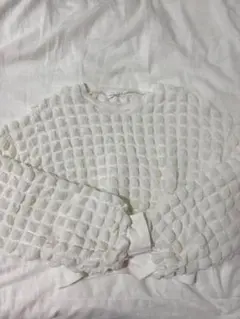 PUDDING ホワイト 長袖 トップス