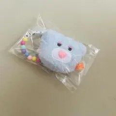 ◆新品未使用•タグ付◆mojojojoビーズチェーン付きフェイスマスコット♡くま