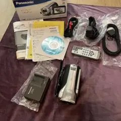 Panasonic HDC-SD9-N 動作品 ビデオカメラ 箱付 リモコン付 - メルカリ