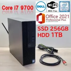 Core i7 9700／無線LAN内蔵／16G／SSD256GB／HDD1TB