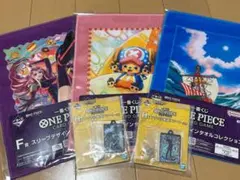 一番くじ ワンピースカードゲーム スリーブデザインタオル アクリルチャーム