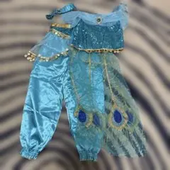 ジャスミン風　青いコスチューム