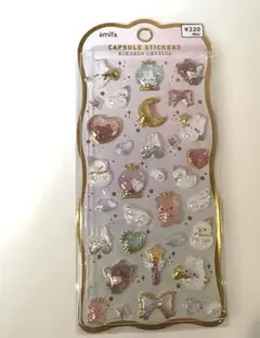 【新品】カプセルシール きらりんクリスタル エンジェルスノー