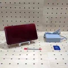 動作品 / 点検・整備済み ニンテンドー3DS 本体 フレアレッド（付属品あり）