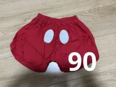 Littc ミッキーマウス 赤いボトムス 90cm