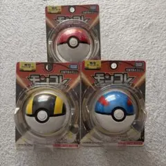 【新品未開封】ポケモン モンコレ モンスターボール3点