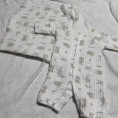 くま柄 おくるみ　ベビー服セット　50〜70サイズ