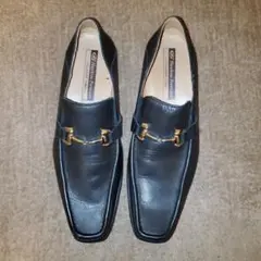 m*o様 ブラックレザー ビットローファー