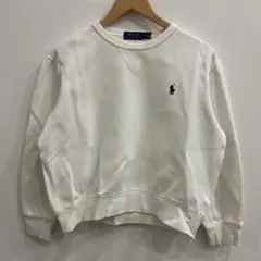 【R464】 POLO RALPH LAUREN スウェット サイズS ホワイト