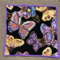 feiler 蝶柄 タオルハンカチ