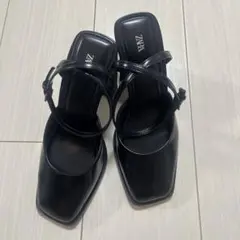 【美品】ZARA ザラ ブラック ハイヒール