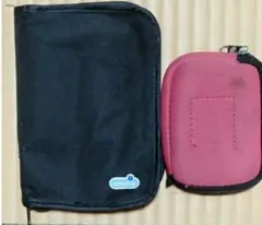 まとめて　２つセット　中古　ケース　ポーチ　ジッパータイプ