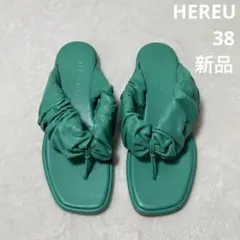 美品 Hereu Floreta 5.17万ストラップカットワークグルカサンダル