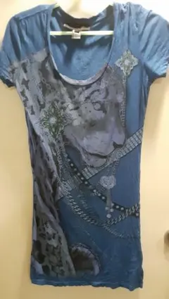 CHRISTIAN AUDIGIER ヒョウプリントロングTシャツ Sサイズ