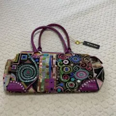 think best 多色刺繍ハンドバッグ