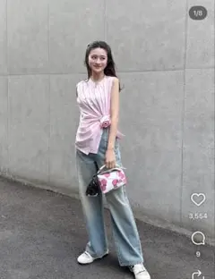 Bibiy TULIP DRAPED TOP - メルカリ