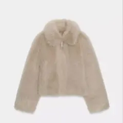 ZARA ダブルフェイス フェイクファー ジャケットのサムネイル