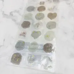 立体 ぷっくり シーリング シール パステルカラー