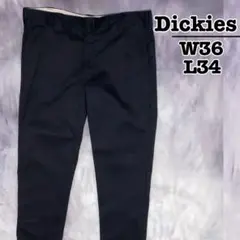 Dickies　873　ワークパンツ　ブラック　黒　W36 L34　USA古着
